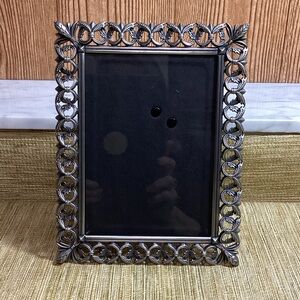 Elegant Silver Photo Frame Holds 8 x10